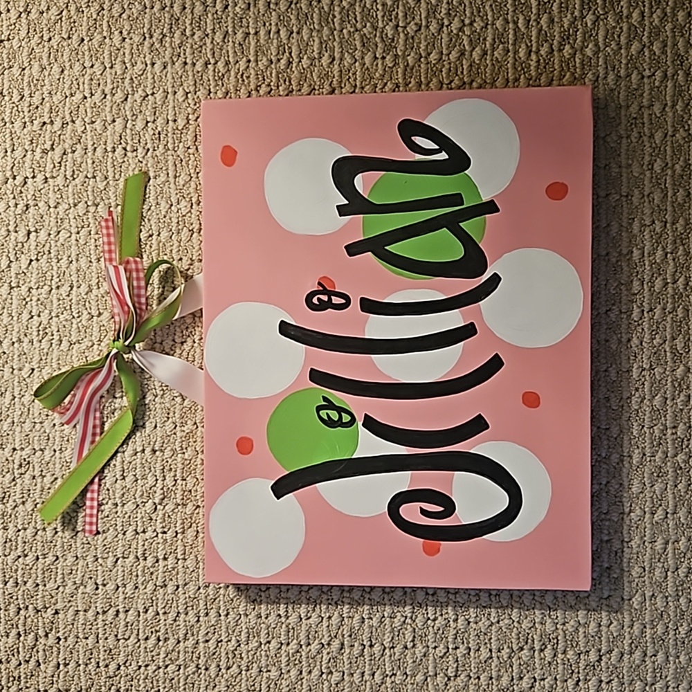 Door art/ name sign "Jillian"
